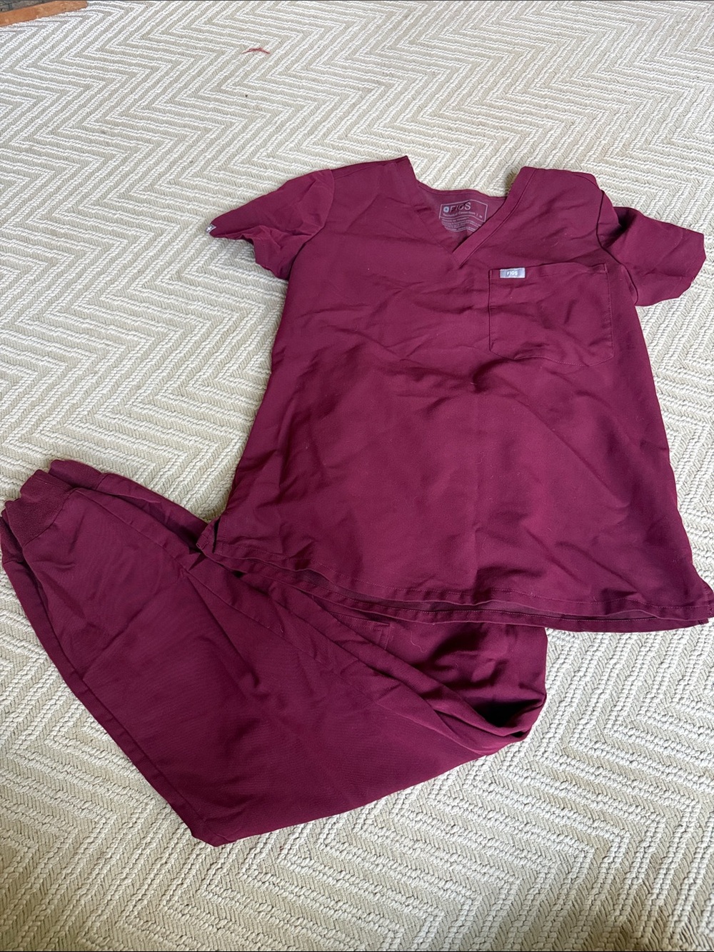 Figs scrub set size medium